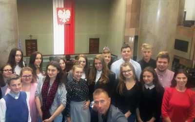 Młodzieżowa Rada Gminy Malczyce z wizytą w polskim Parlamencie
