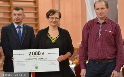 Sołectwo Chomiąża z SUPER wyróżnieniem w powiatowym konkursie „Nasza wieś ma się czym pochwalić”