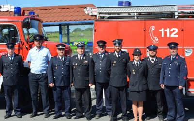 Delegacja jednostki OSP Malczyce z wizytą w partnerskiej gminie Großharthau