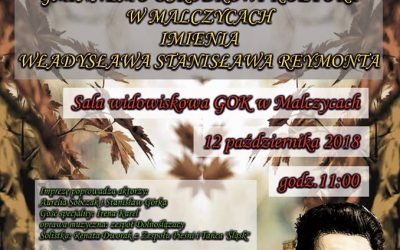 Zapraszamy mieszkańców Gminy Malczyce na uroczystość nadania Gminnemu Ośrodkowi Kultury w Malczycach imienia Władysława Stanisława Reymonta