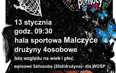 Turniej Koszykówki dla WOŚP w Malczycach