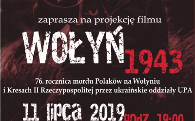 76. rocznica Rzezi Wołyńskiej – 11 lipca 2019 r.