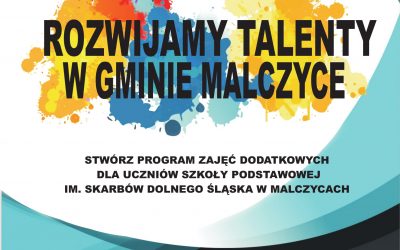 Wójt Gminy Malczyce ogłasza konkurs „Rozwijamy talenty w gminie Malczyce”