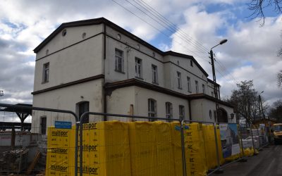 Prace remontowe dworca w Malczycach trwają