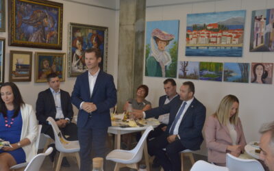 Wójt gminy Malczyce uczestniczył w śniadaniu biznesowym