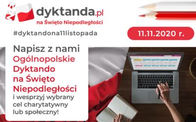 I Ogólnopolskie Dyktando na Święto Niepodległości – zachęcamy do udziału!