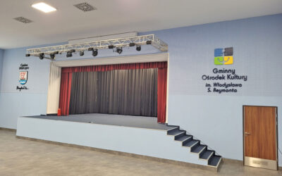 Sala widowiskowa GOK w Malczycach – ponownie otwarta