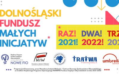 Dolnośląski Fundusz Małych Inicjatyw – Program dla grup nieformalnych i samopomocowych oraz młodych organizacji pozarządowych z Dolnego Śląska!