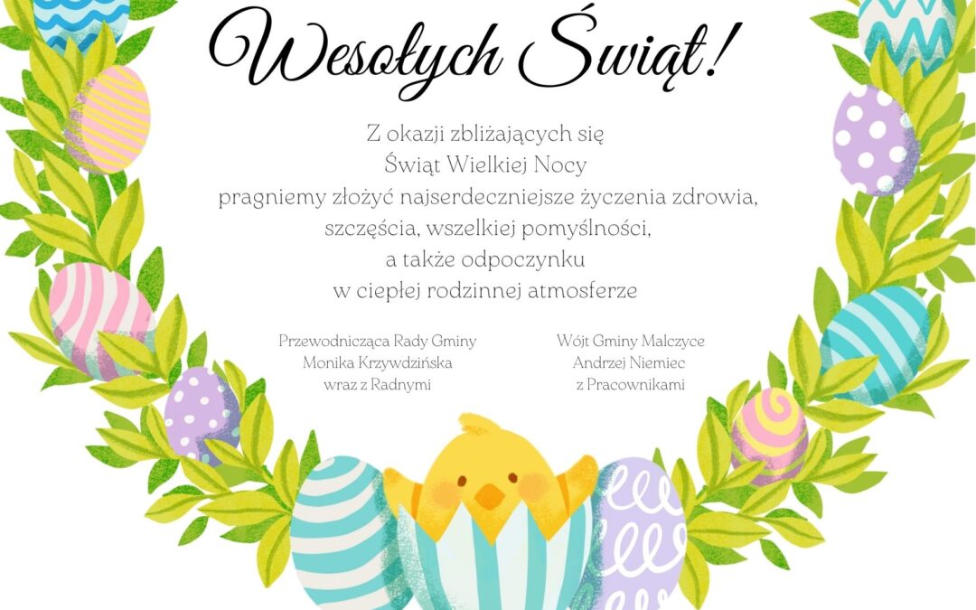 Życzenia z okazji Świąt Wielkanocnych