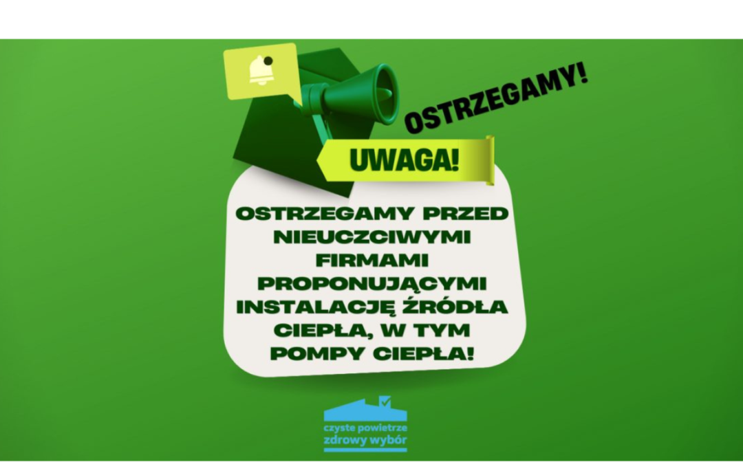 Komunikat NFOŚiGW w sprawie kontroli pomp ciepła dofinansowanych z programu „Czyste Powietrze”