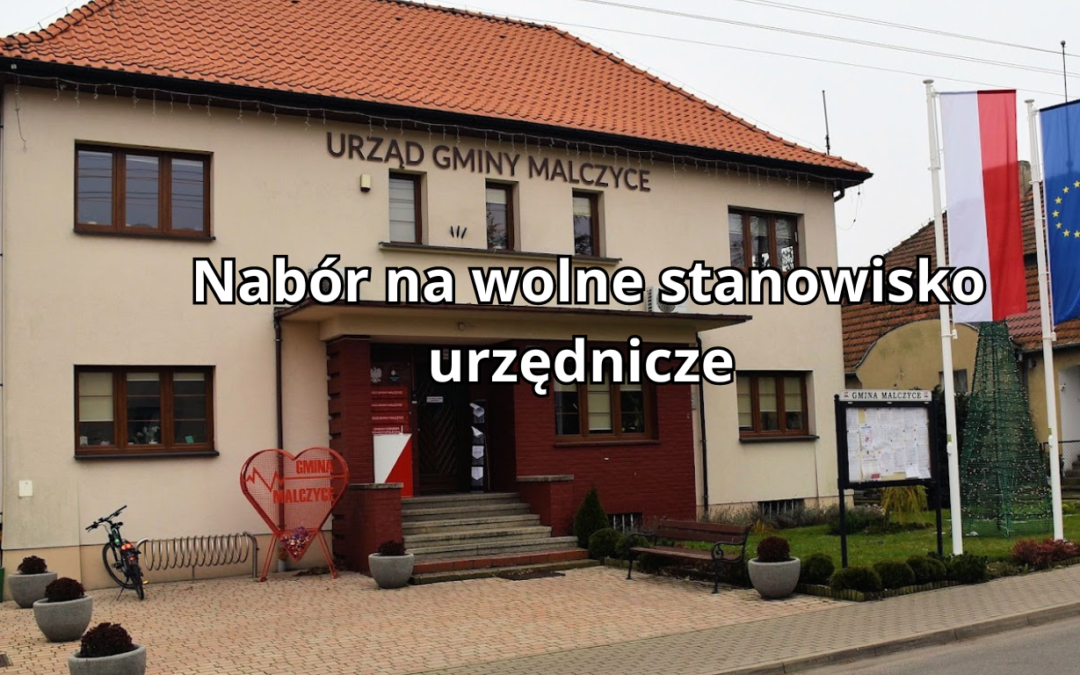 Nabór na wolne stanowiska urzędnicze