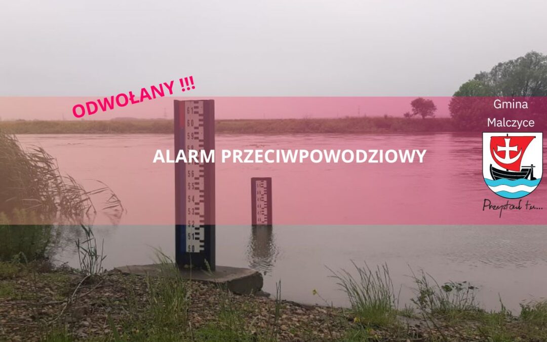 Odwołanie alarmu przeciwpowodziowego