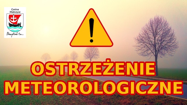 Ostrzeżenie meteorologiczne – mgła