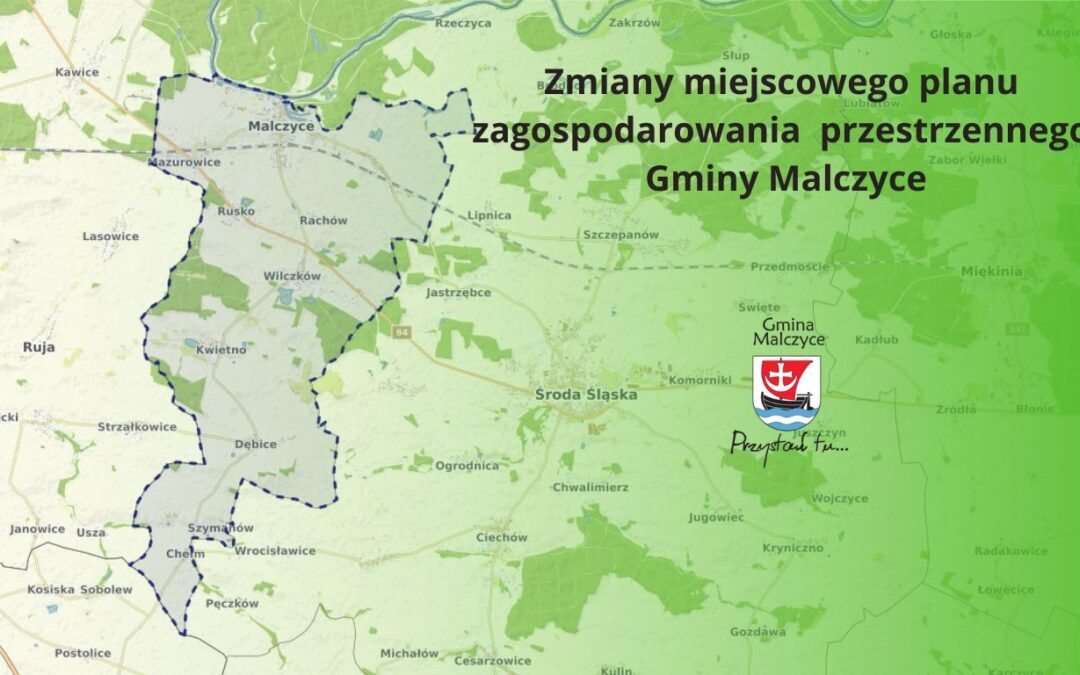 Ogłoszenie o przystąpienia do sporządzenia  miejscowego planu zagospodarowania przestrzennego dla obszaru planowanej farmy fotowoltaicznej pomiędzy miejscowościami Chomiąża i Rachów